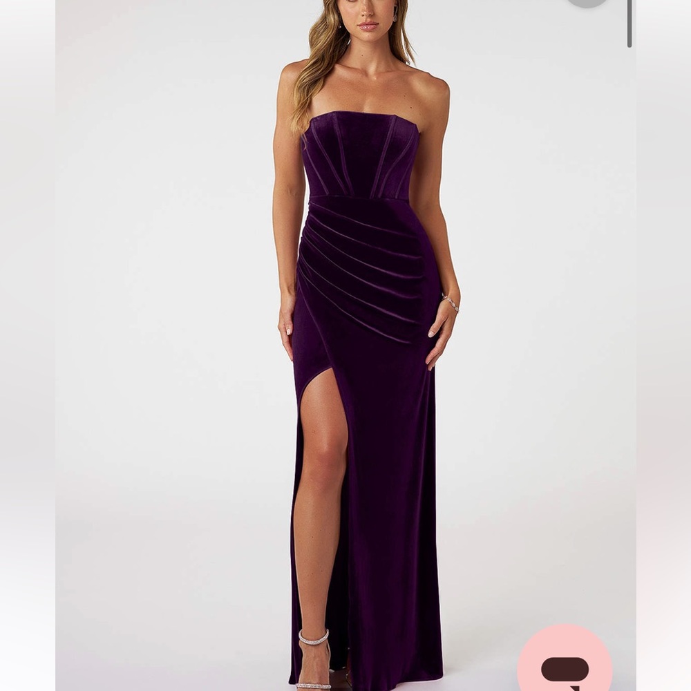 Azazie Larisa Velvet Dress